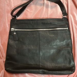Margot leather black bag